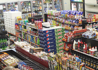 Мерчандайзинг в магазине продуктов